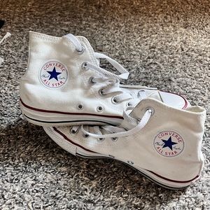 Converse White High Tops